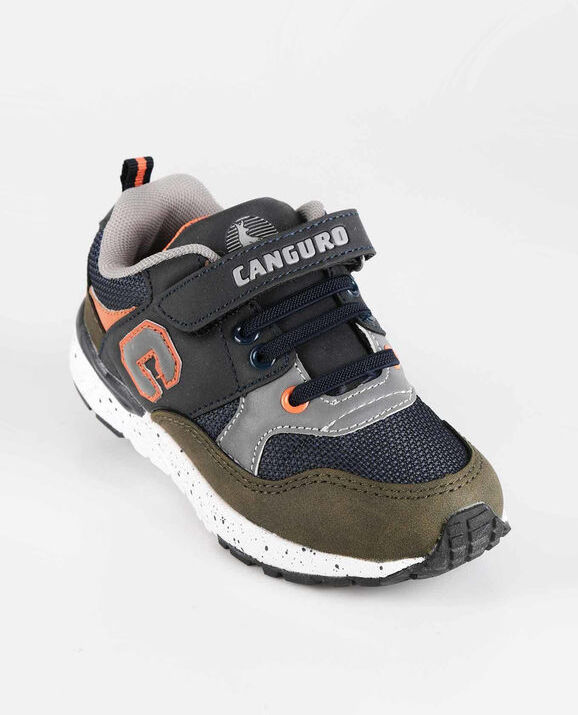 Canguro Scarpe sportive bambino con strappo Scarpe sportive bambino Verde taglia 26