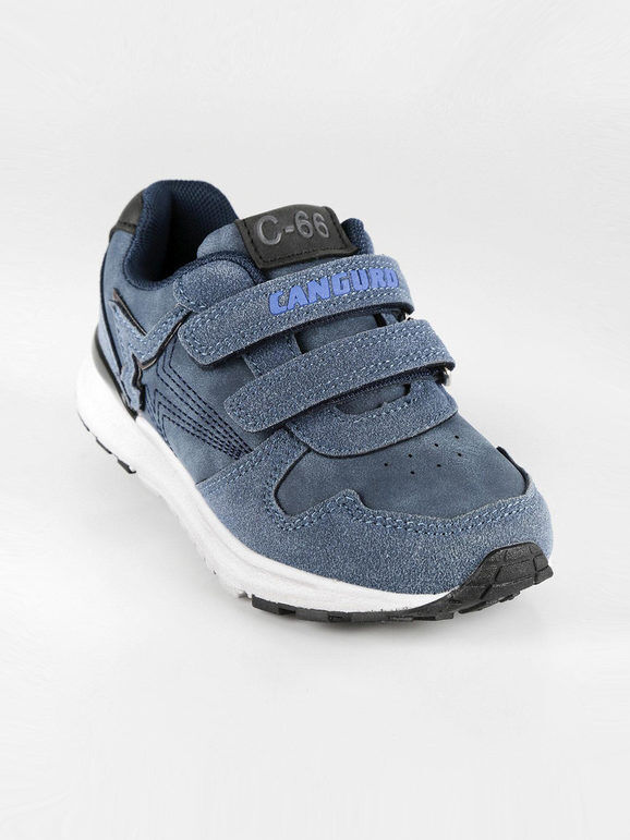 Canguro Sneakers bambino con strappi Scarpe sportive bambino Blu taglia 24