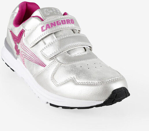 Canguro Sneakers sportive in ecopelle Scarpe sportive bambina Argento taglia 39