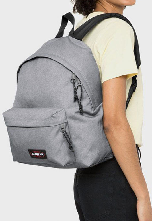 eastpak padded zaino in tessuto zaini unisex grigio taglia unica