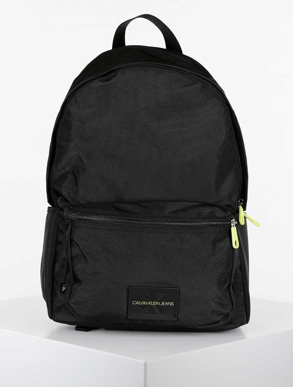 calvin klein sport essential campus zaino in tessuto zaini unisex nero taglia unica