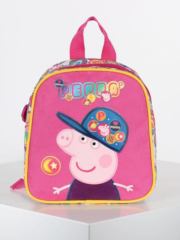 peppa pig zainetto bimba zaini bambina fucsia taglia unica