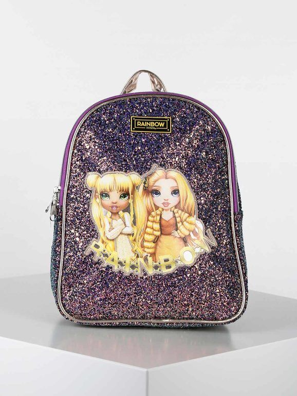 Rainbow Zainetto glitter da bambina Zaini bambina Oro taglia Unica