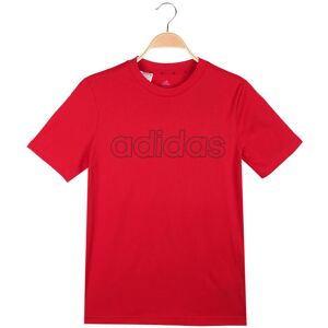 Adidas B LIN T T-shirt da bambino rossa T-Shirt Manica Corta bambino Rosso taglia 15/16