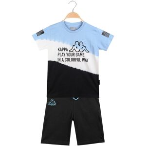 Kappa Completo sportivo corto da ragazzo t-shirt + bermuda Completi 3-16 Anni bambino Blu taglia 14