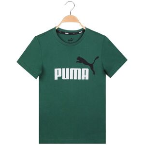 Puma ESS + 2 T-shirt sportiva da bambini con logo T-Shirt e Top unisex bambino Verde taglia 09/10