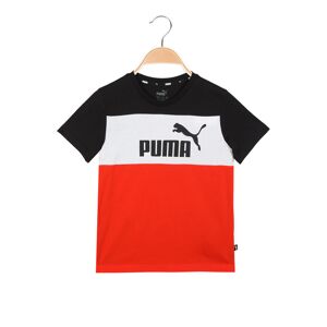 Puma ESS BLOCK TEE T-shirt sportiva da ragazzo T-Shirt e Top bambino Nero taglia 11/12