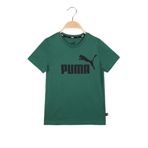 Puma ESS LOGO TEE T-shirt sportiva da bambini T-Shirt e Top unisex bambino Verde taglia 09/10