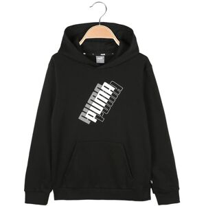 Puma Power Logo Hoodie Felpa da ragazzo con cappuccio Felpe bambino Nero taglia 11/12