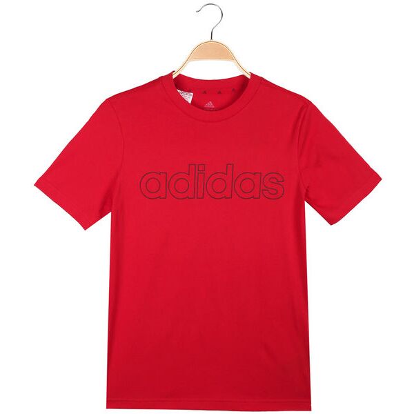 adidas b lin t t-shirt da bambino rossa t-shirt manica corta bambino rosso taglia 15/16