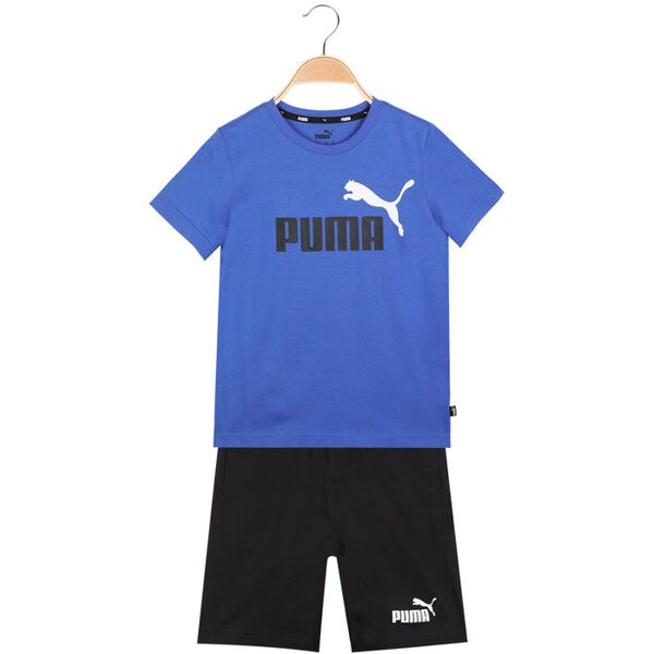 puma short jersey set completo sportivo corto da bambino completi 3-16 anni bambino blu taglia 07/08