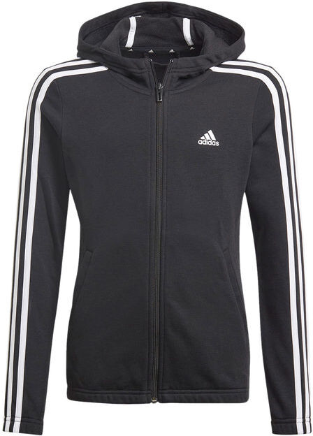 adidas gq8356 felpa da ragazzi con cappuccio felpe leggere unisex bambino nero taglia 13/14