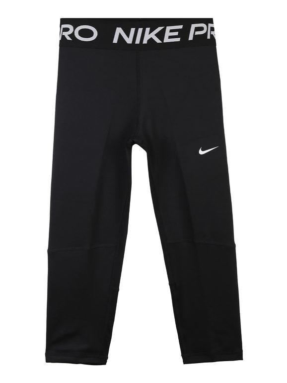 nike pro leggings capri da ragazza pantaloni e shorts bambina nero taglia m