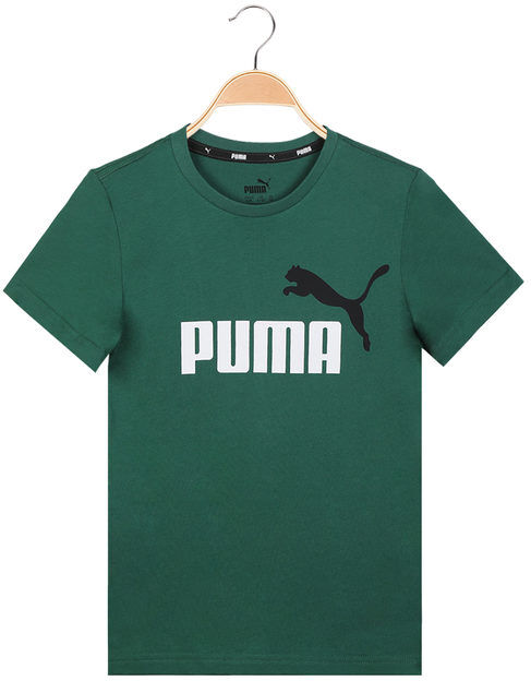 Puma ESS + 2 T-shirt sportiva da bambini con logo T-Shirt e Top unisex bambino Verde taglia 15/16