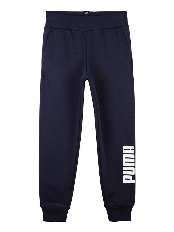 Puma POWER Logo Pantaloni bambino Pantaloni e shorts bambino Blu taglia 16