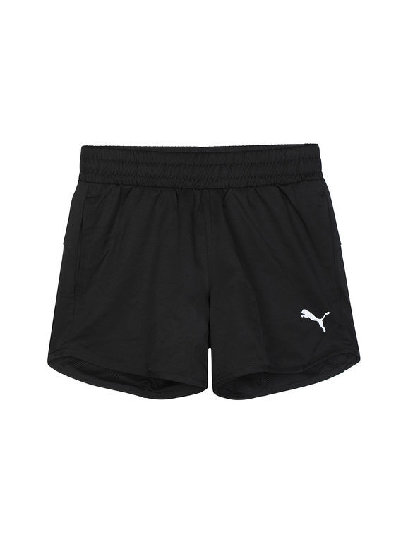 Puma Shorts sportivi da ragazza Pantaloni e shorts bambina Nero taglia 15/16