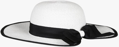 bella accessori cappello in paglia da donna moda mare donna bianco taglia unica