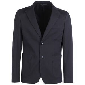 New Marshll Blazer uomo in cotone tinta unita Blazer uomo Blu taglia 50