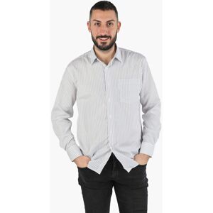 Sky Camicia uomo a righe regular fit Camicie Classiche uomo Bianco taglia XL