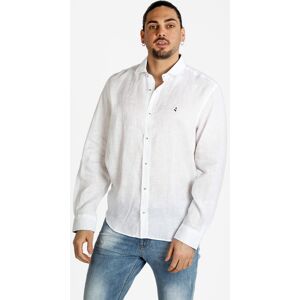 Navigare Camicia uomo in lino Camicie uomo Bianco taglia M