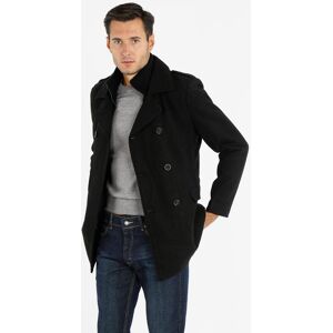 Solada Cappotto uomo doppiopetto Cappotto Classico uomo Nero taglia XL