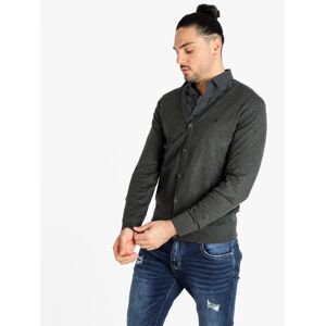 Coveri Cardigan uomo in maglia con bottoni Cardigan uomo Grigio taglia XL