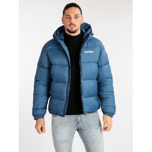 Napapijri Giubbotto imbottito uomo con cappuccio Giacconi e Giubbotti uomo Blu taglia XXL