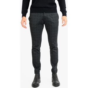 X-Cape Pantaloni casual da uomo a quadri Pantaloni Casual uomo Blu taglia 46