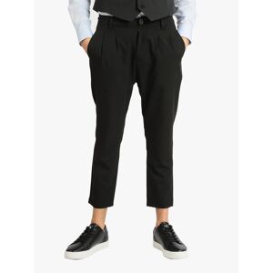 Andy Don B Pantaloni eleganti da uomo con pences Pantaloni Eleganti uomo Nero taglia 46