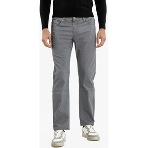 Max & Liu Pantaloni uomo in cotone regular fit taglie grandi Pantaloni Casual uomo Grigio taglia 46