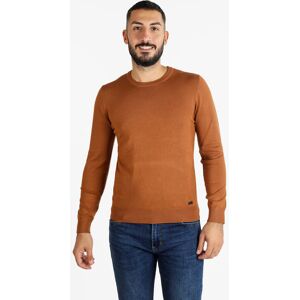 Baci & Abbracci Pullover girocollo da uomo Pullover uomo Marrone taglia XL