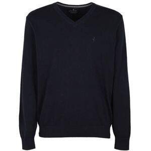 Navigare Pullover uomo in cotone scollo V Pullover uomo Blu taglia XL