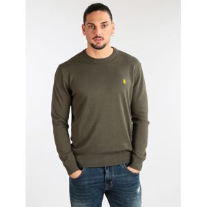 U.S. polo assn. Pullover uomo in misto cotone e cashmere Pullover uomo Verde taglia XL