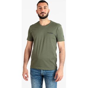 Renato Balestra T-shirt girocollo da uomo in cotone T-Shirt Manica Corta uomo Verde taglia M