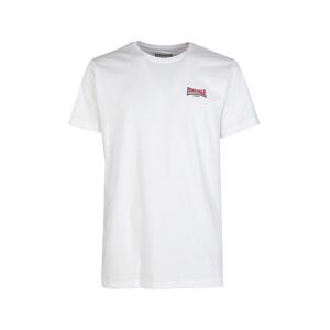 Lonsdale T-shirt girocollo da uomo in cotone T-Shirt Manica Corta uomo Bianco taglia M