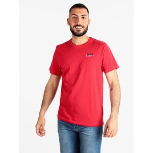 Lonsdale T-shirt manica corta uomo in cotone T-Shirt Manica Corta uomo Rosso taglia XXL