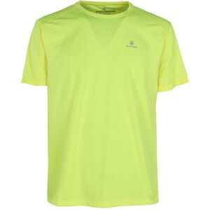 Athl Dpt T-shirt sportiva da uomo tinta unita T-Shirt Manica Corta uomo Giallo taglia S