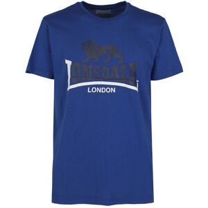 Lonsdale T-shirt uomo in cotone con stampa T-Shirt Manica Corta uomo Blu taglia XXL