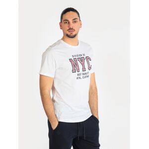 Athl Dpt T-shirt uomo manica corta con scritta T-Shirt Manica Corta uomo Bianco taglia XL