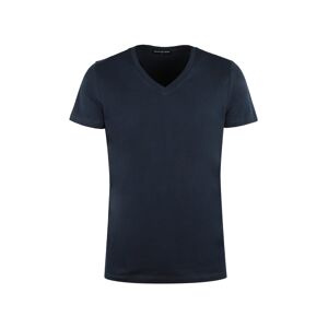 Jeans Yesed T-shirt uomo scollo a V in cotone T-Shirt Manica Corta uomo Blu taglia XXL