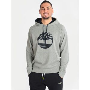 Timberland TB0A2FE4 Felpa uomo in cotone con cappuccio Felpe Leggere uomo Grigio taglia XXL