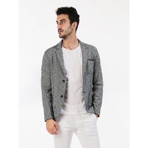 andy don b blazer uomo a pied de poule blazer uomo blu taglia m