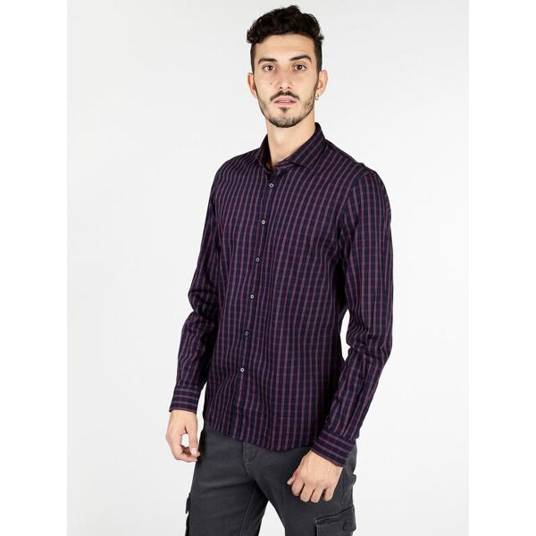 b-style camicia in cotone classic fit camicie classiche uomo rosso taglia xxl