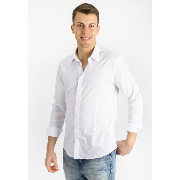 original wearing camicia slim camicie classiche uomo bianco taglia xl