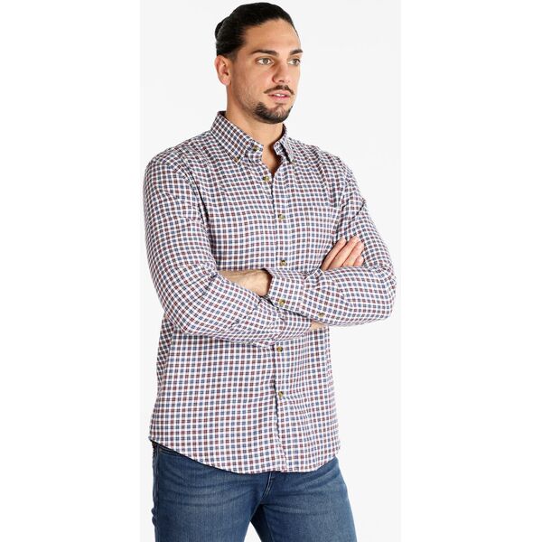 coveri camicia uomo in cotone a quadri camicie classiche uomo rosso taglia xxl