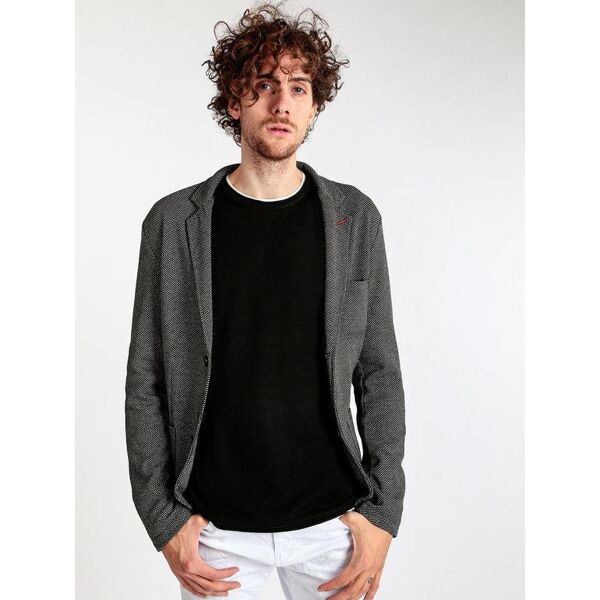 x-cape giacca elegante con taschino blazer uomo nero taglia xxl