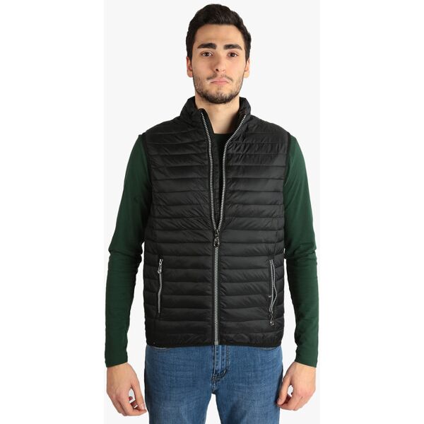 nord star gilet trapuntato uomo smanicato uomo nero taglia 3xl