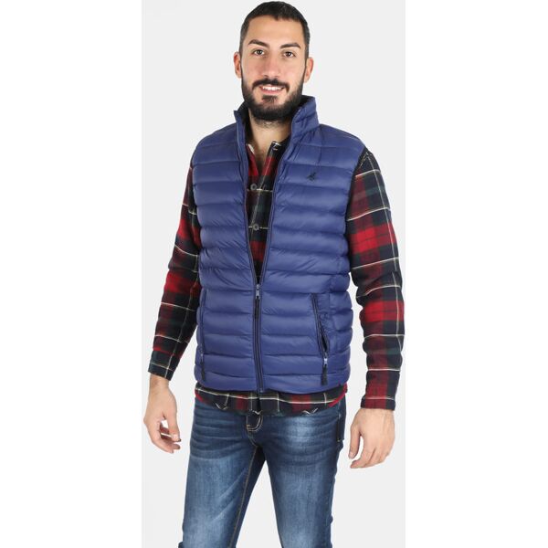 u.s. grand polo gilet uomo imbottito modello 100 gr smanicato uomo blu taglia xl