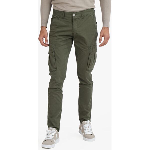 j.sette pantaloni cargo da uomo in cotone taglie grandi pantaloni casual uomo verde taglia 52