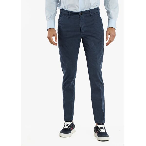 x-cape pantaloni casual slim fit da uomo taglie grandi pantaloni casual uomo blu taglia 52